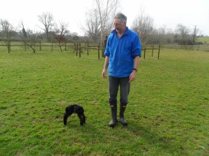 adrian and lisa in field